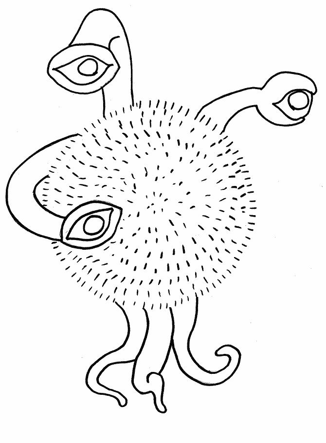 Aliens Kleurplaten 