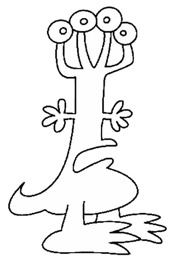 Aliens Kleurplaten 