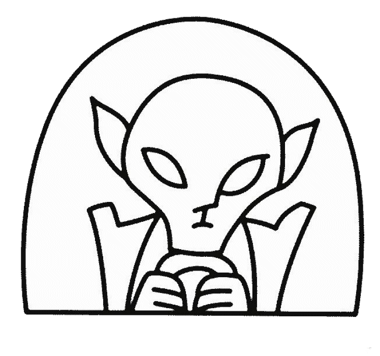 Aliens Kleurplaten 