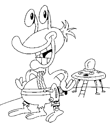 Aliens Kleurplaten 