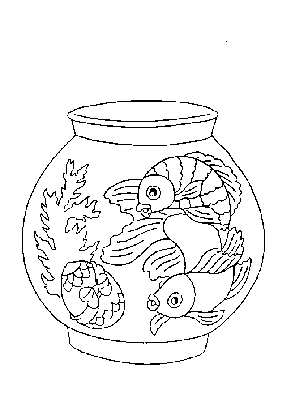 Kleurplaten Aquarium 