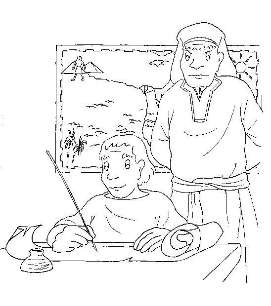Kleurplaten Bijbel verhalen 
