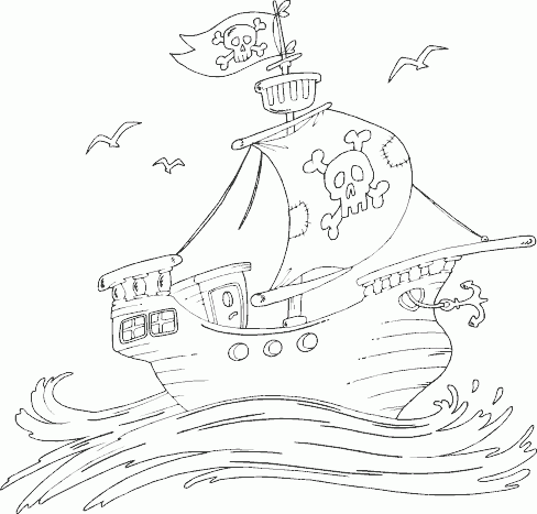 Boten Kleurplaten 