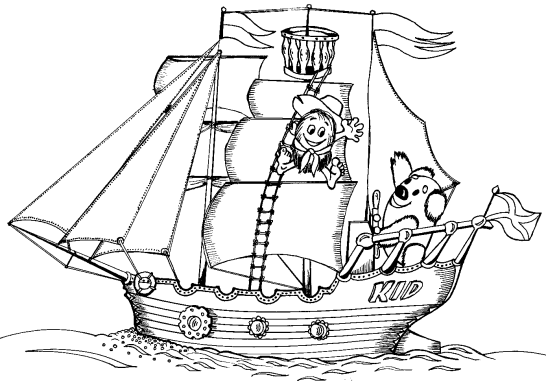 Boten Kleurplaten 