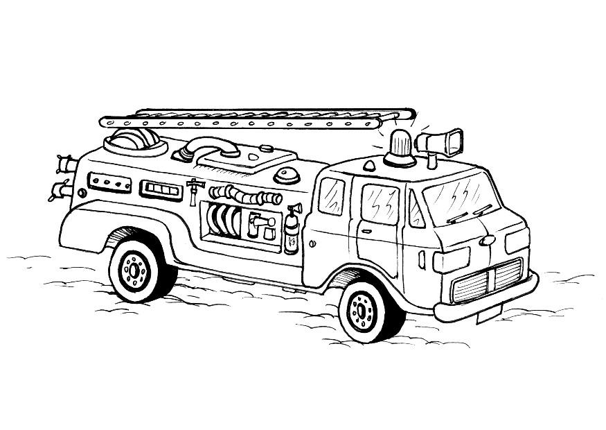 Brandweer Kleurplaten 