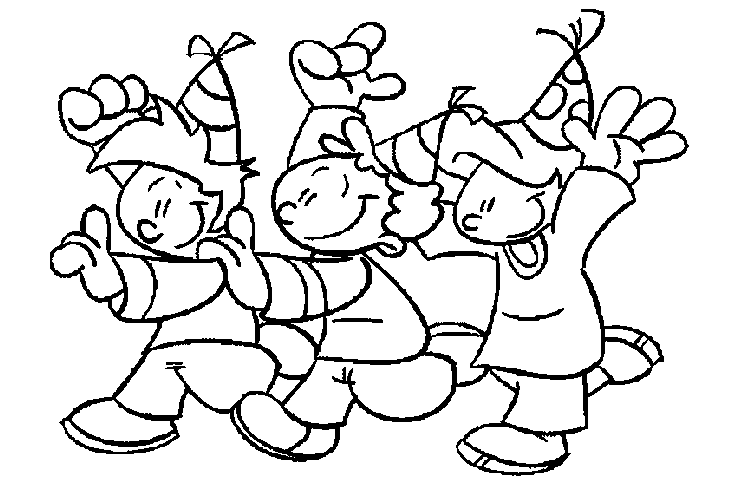 Carnaval Kleurplaten 