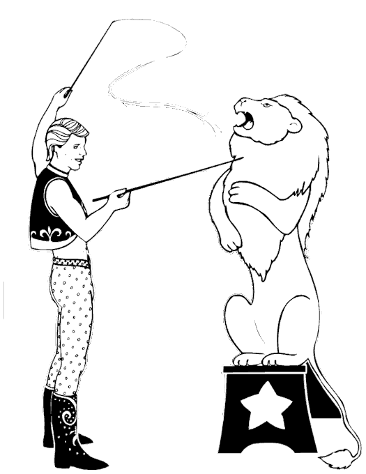 Circus Kleurplaten 