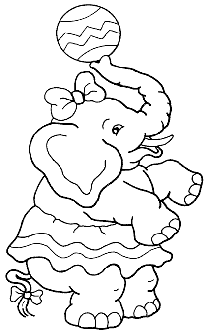 Circus Kleurplaten 