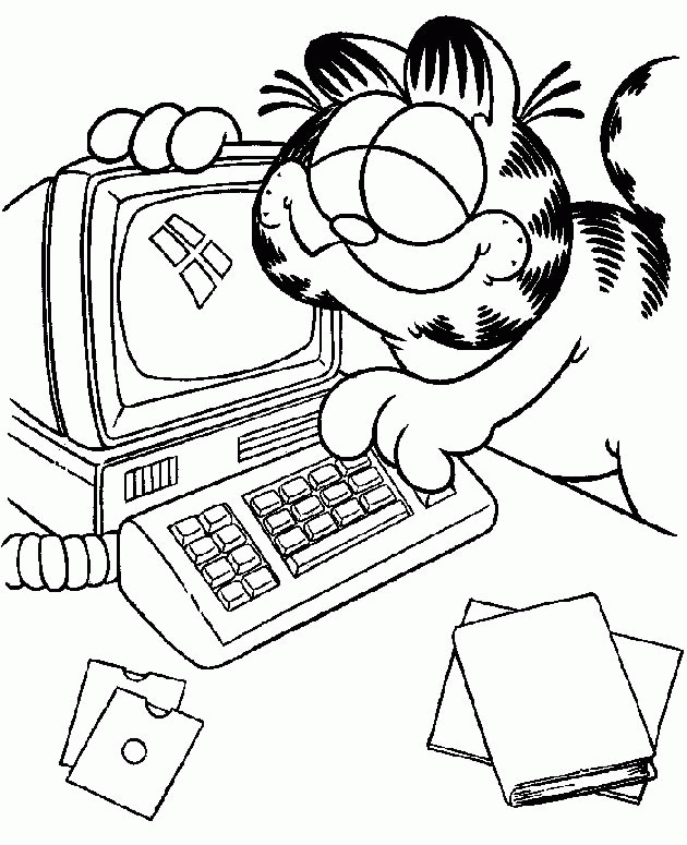 Computer Kleurplaten 