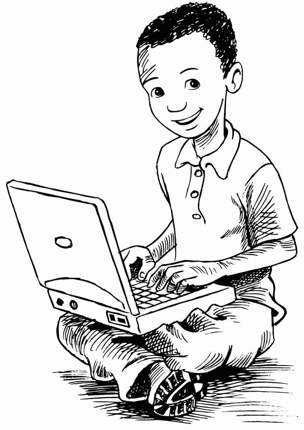 Computer Kleurplaten 
