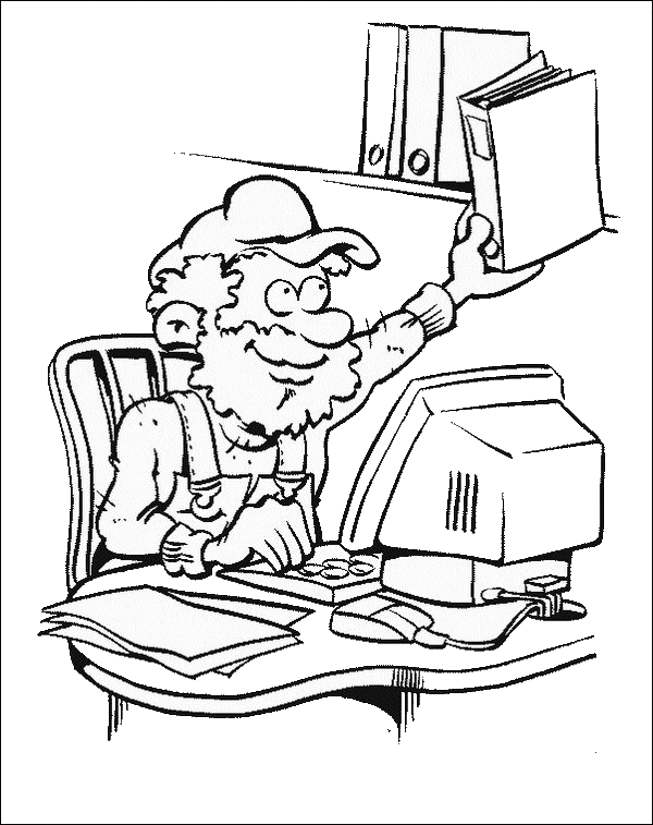 Computer Kleurplaten 