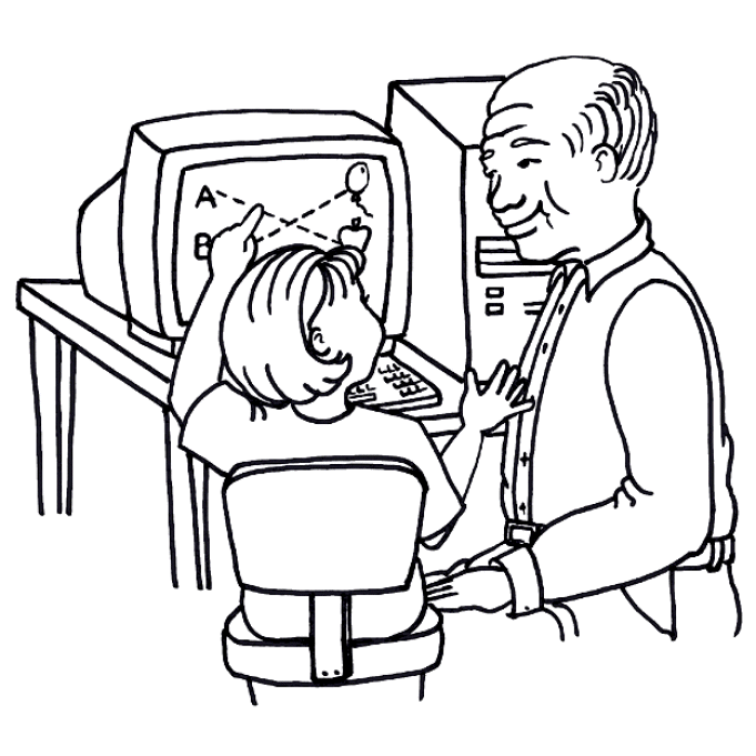 Computer Kleurplaten 