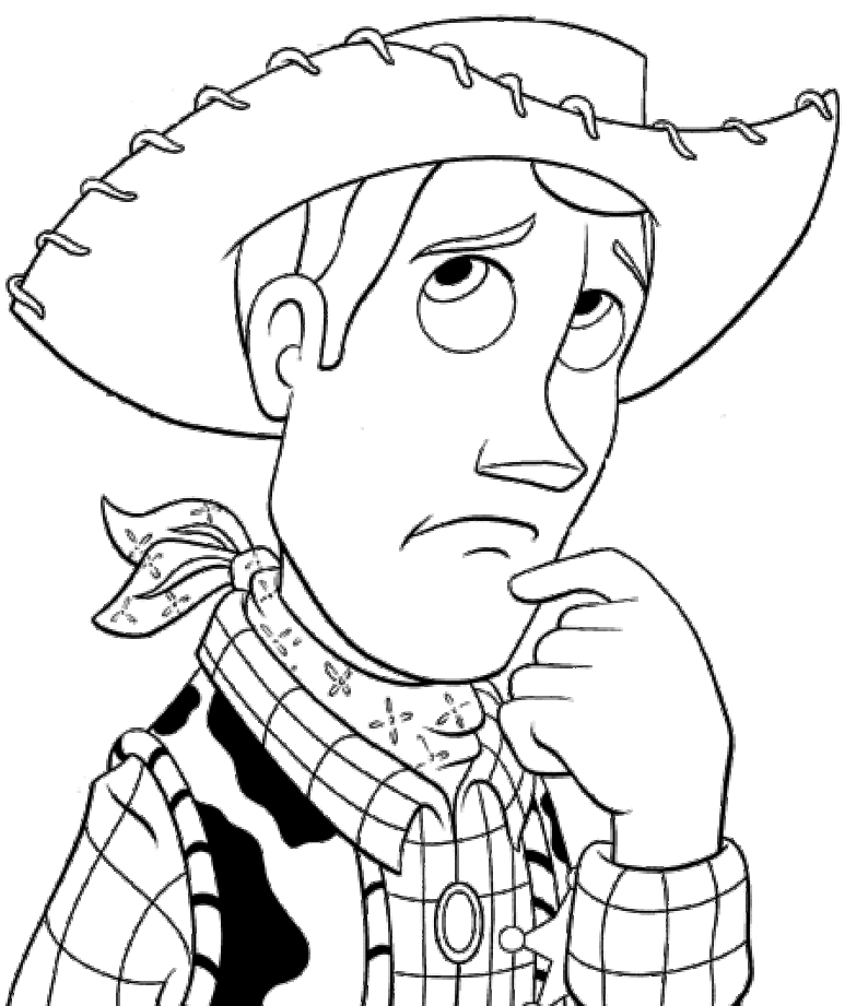 Kleurplaten Cowboy 