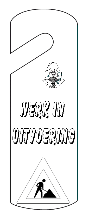 Kleurplaten Deurhangers 
