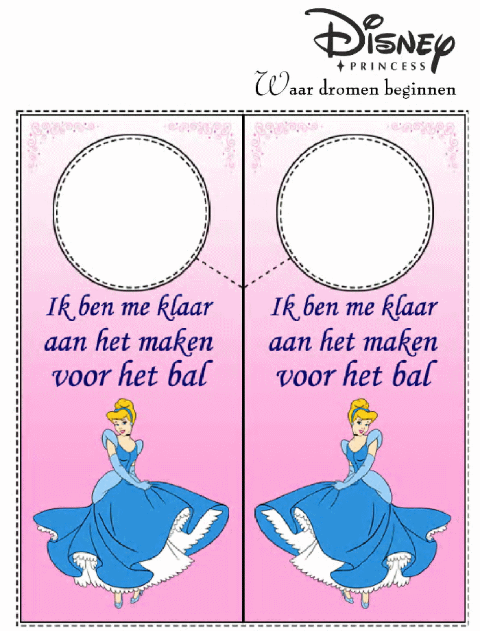Kleurplaat Deurhangers » Animaatjes.nl