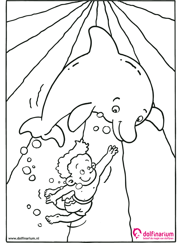 Kleurplaten Dolfinarium 
