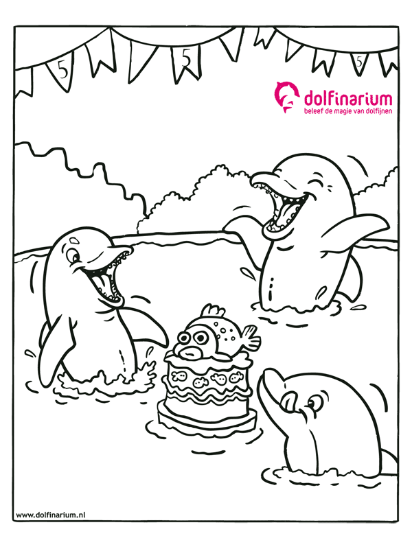 Kleurplaten Dolfinarium 