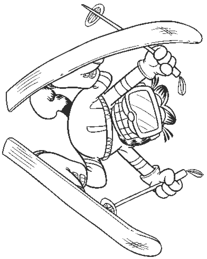 Garfield Kleurplaten 