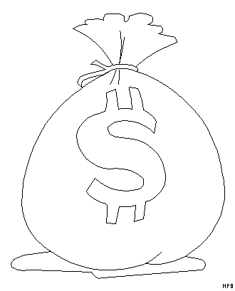 Kleurplaten geld 