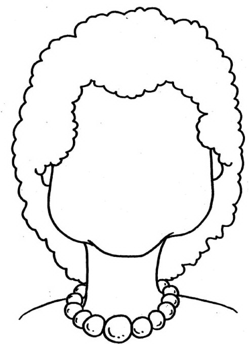 Kleurplaten gezichten 