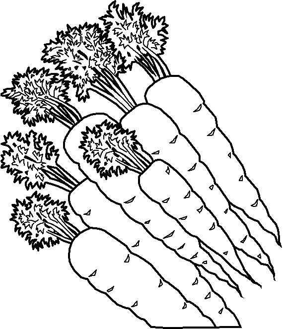 Kleurplaten Groente en fruit 