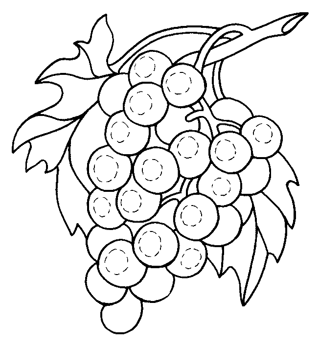 Kleurplaten Groente en fruit 