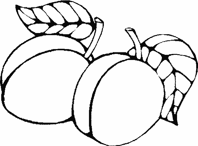 Kleurplaten Groente en fruit 