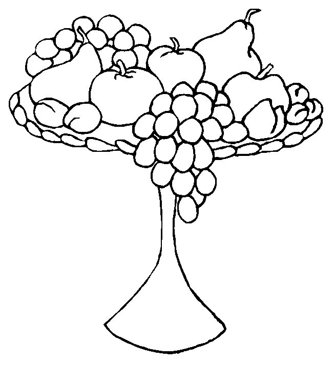Kleurplaten Groente en fruit 