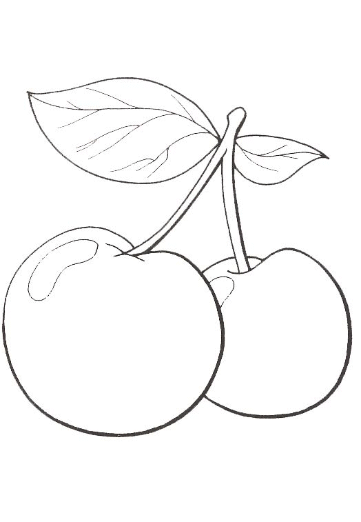 Kleurplaten Groente en fruit 