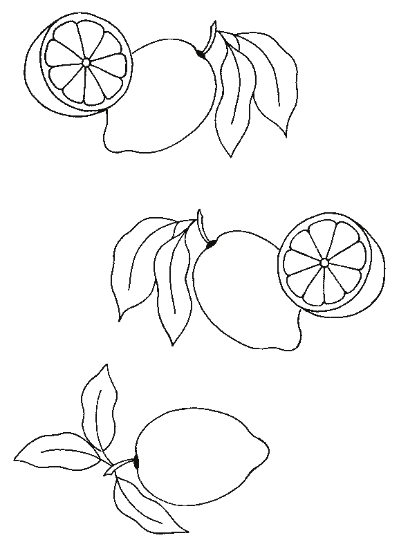 Kleurplaten Groente en fruit 