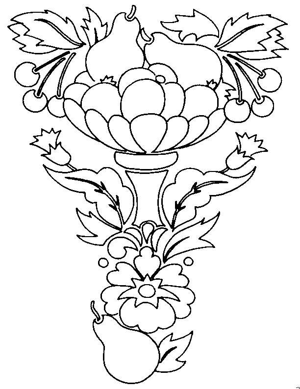 Kleurplaten Groente en fruit 