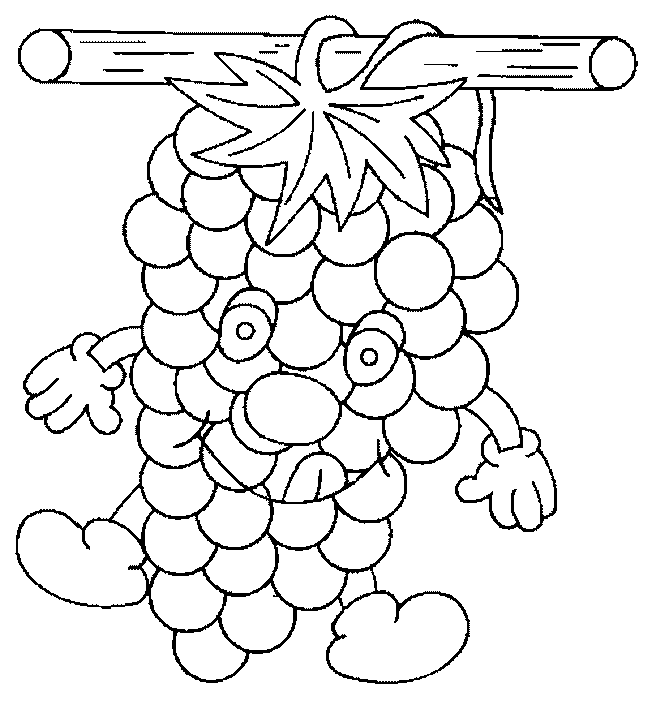 Kleurplaten Groente en fruit 