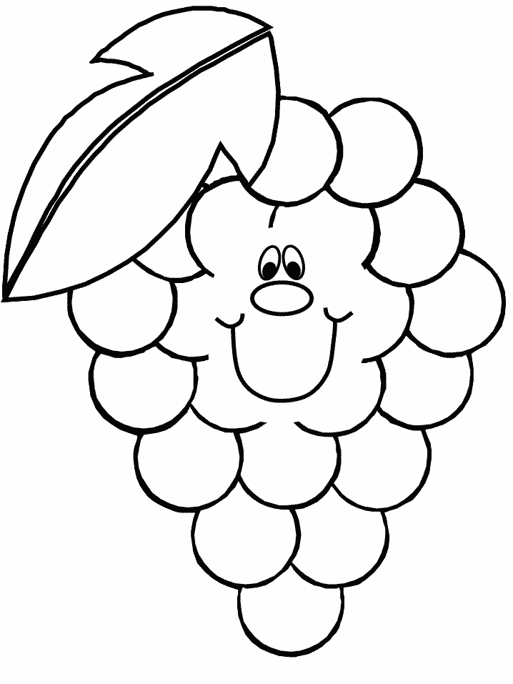 Kleurplaten Groente en fruit 