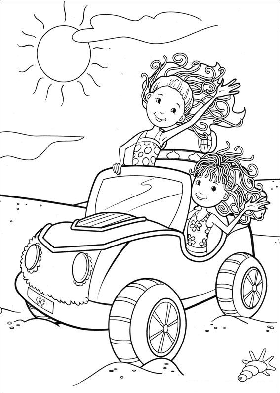Kleurplaten Groovy girls 