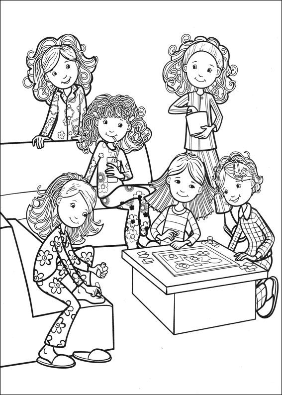 Kleurplaten Groovy girls 