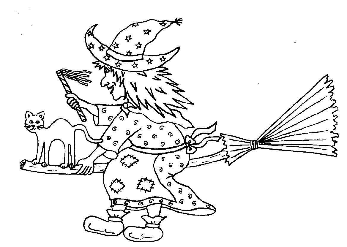Heksen Kleurplaten 