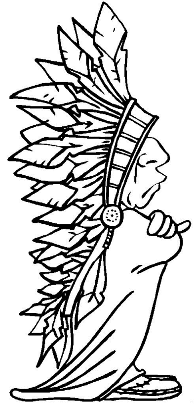Kleurplaten Indianen 