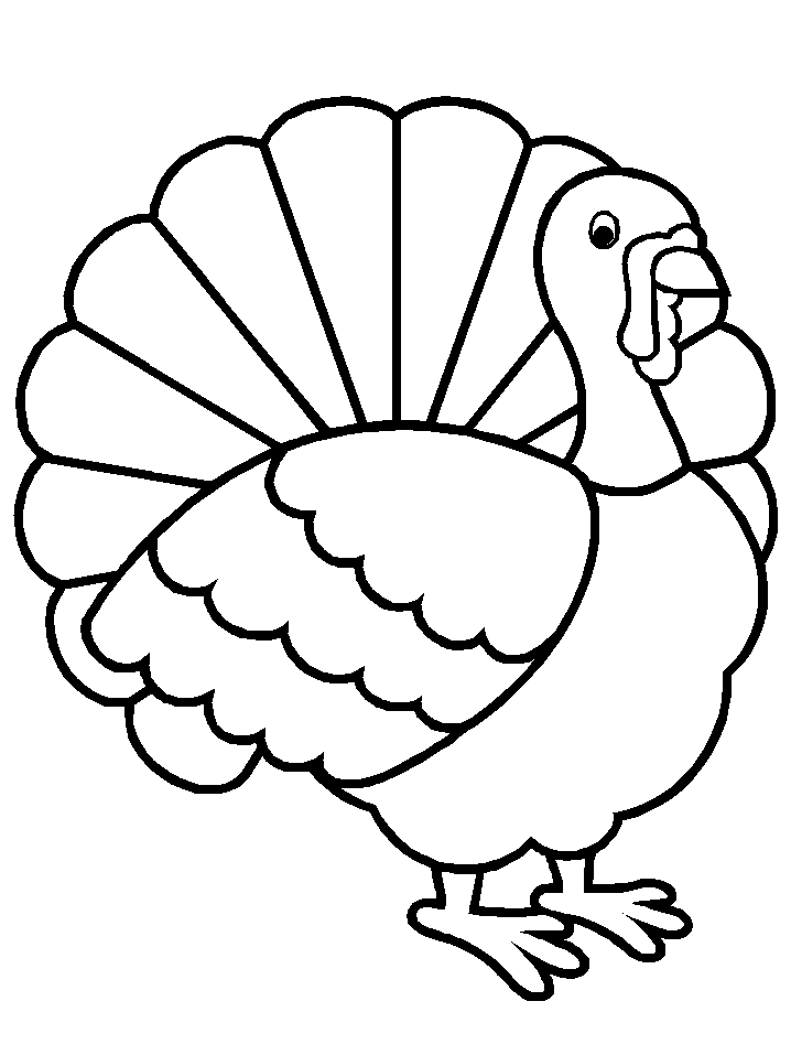 Kleurplaten Kalkoen 