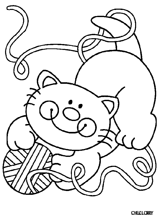Katten Kleurplaten 