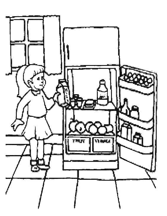 Kleurplaten Keuken en koken 
