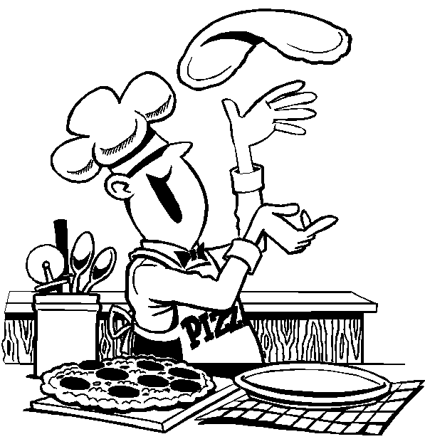 Kleurplaten Keuken en koken 