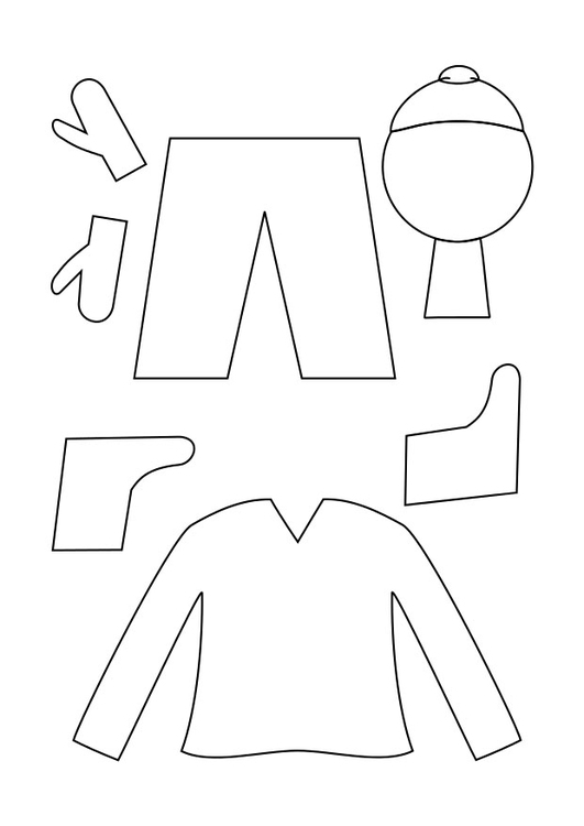 Kleurplaten Kleding 