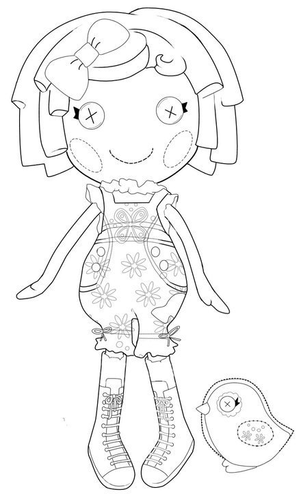 Kleurplaten Lalaloopsy 