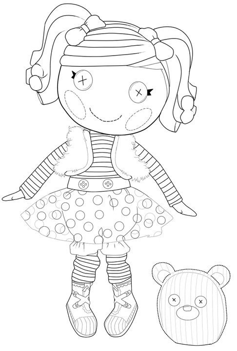 Kleurplaten Lalaloopsy 