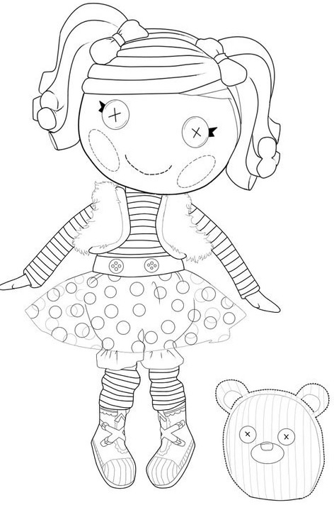 Kleurplaten Lalaloopsy 