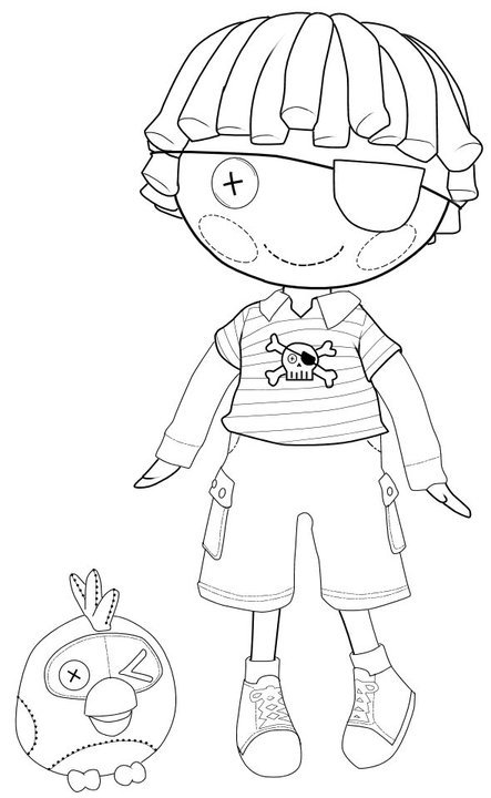 Kleurplaten Lalaloopsy 