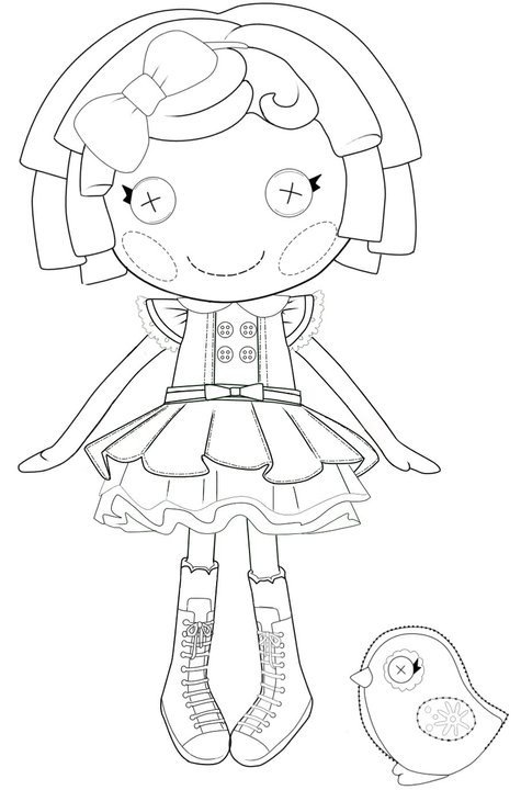 Kleurplaten Lalaloopsy 