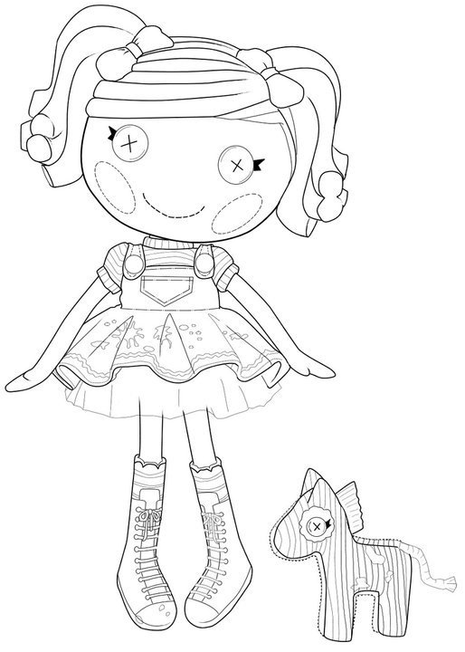 Kleurplaten Lalaloopsy 