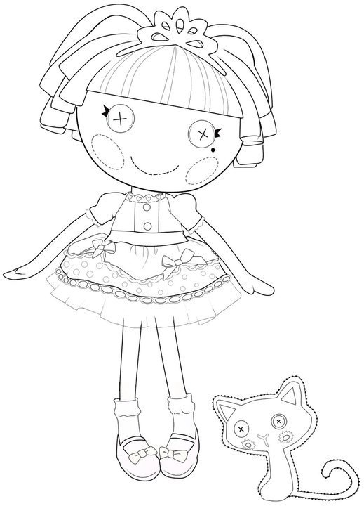Kleurplaten Lalaloopsy 