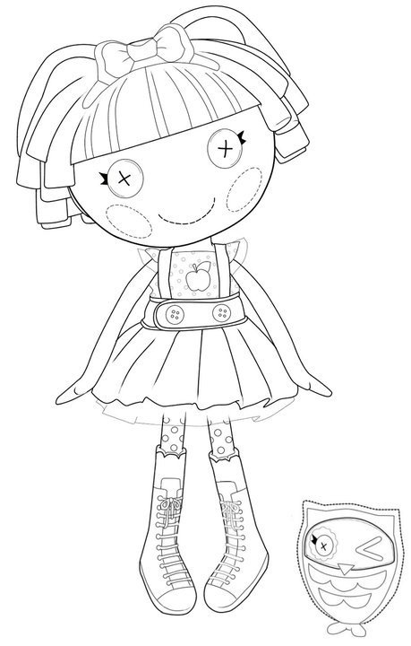 Kleurplaten Lalaloopsy 